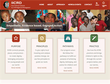 Tablet Screenshot of iicrd.org